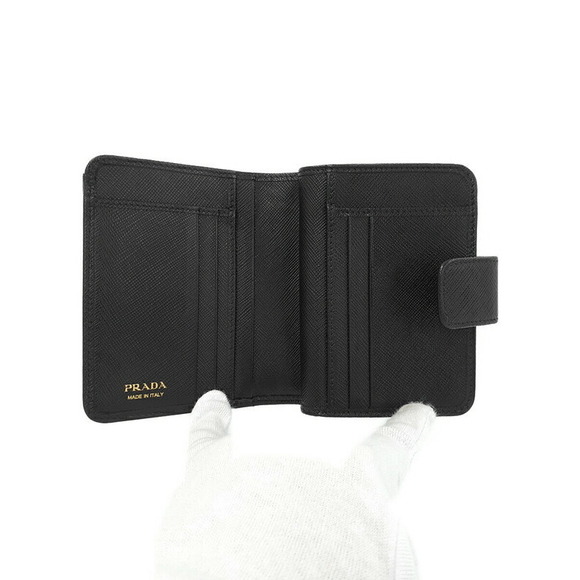 Prada Leather Wallet Saffiano Bifold - Picture 3 of 5
